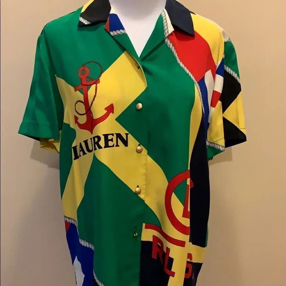 Silk Ralph Lauren CL blouse